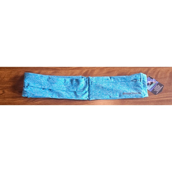 Large Running Belt Weather Resistant Zippered Pocket Active Blue - Picture 1 of 5